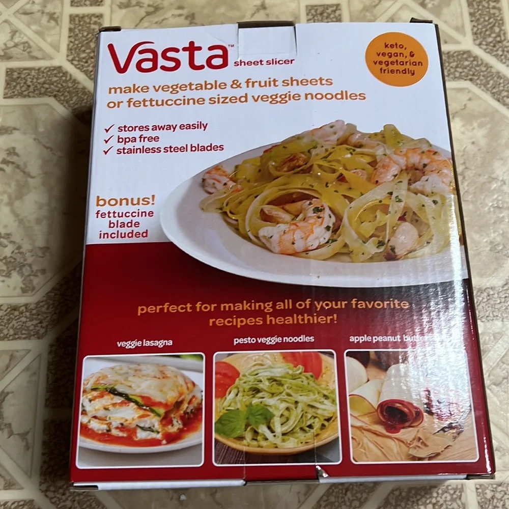 New in box VASTA sheet slicer